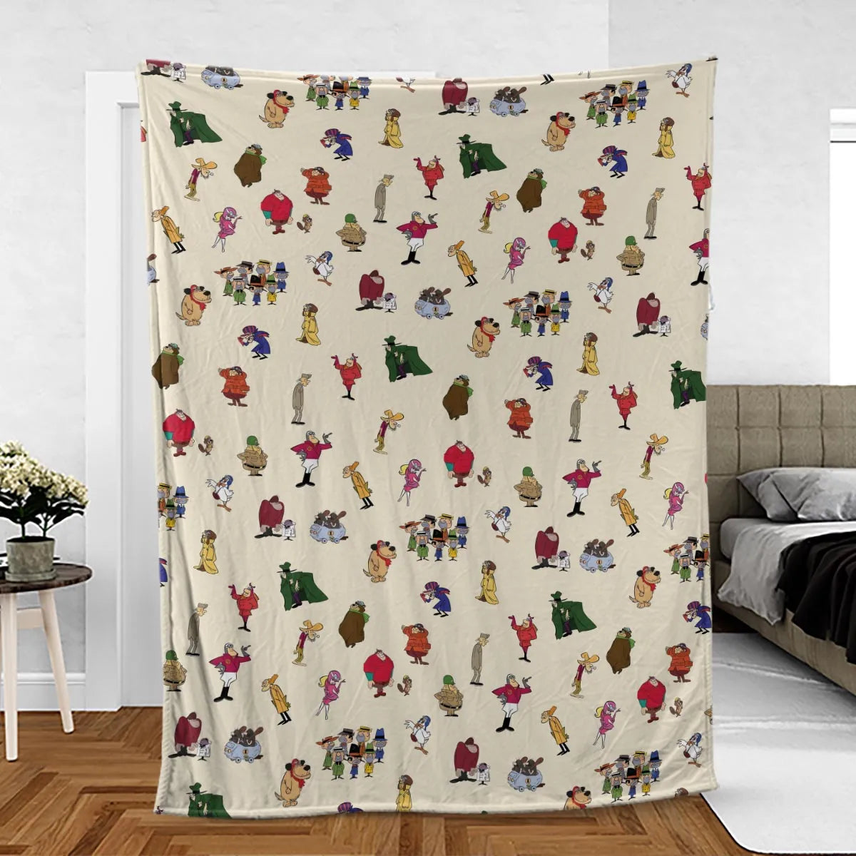 Wacky Races Characters Fleece Blanket