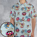 Animal The Muppet Show Drum Tropical AOP Men/Women Polo Shirt