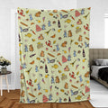 Chef Life Ratatouille Fleece Blanket