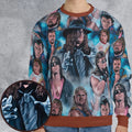 90s Wrestlers All-over Print Sweatshirt