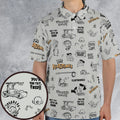 Don't Toy with Me Barn The Flintstones AOP Men/Women Polo Shirt