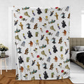 Simpsons Star Wars Mashup Fleece Blanket