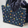 Gengar as Eevee The Eeveelutions Pokemon Large Tote Bag