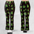 Oogie Boogie Pattern Flare Leggings