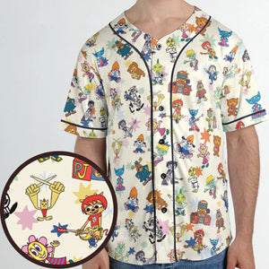 Parappa the Rapper Characters Unisex Baseball Jersey