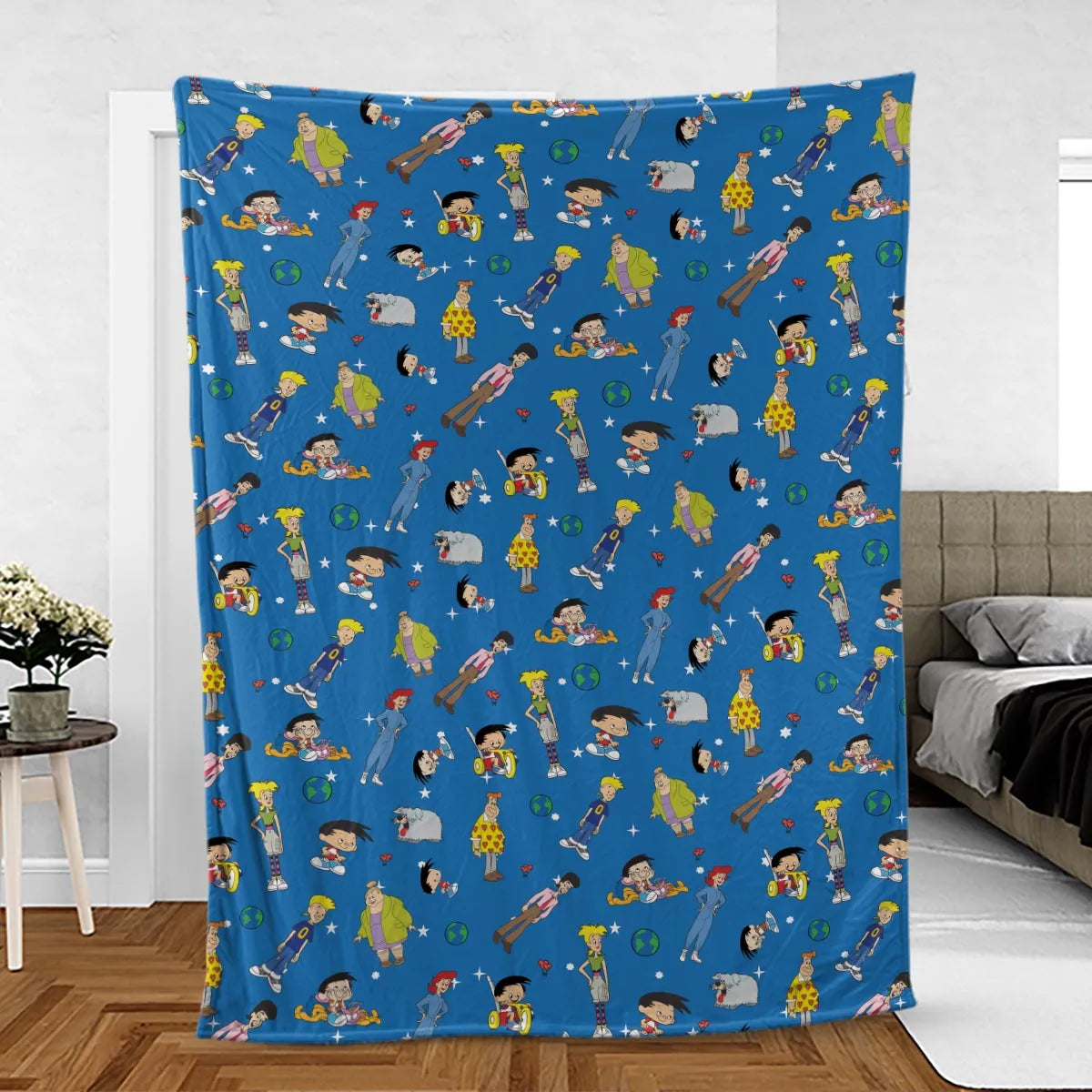 The World According to Bobby Bobby's World Fleece Blanket