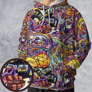 The Cute Dragon Figment All-over Print Hoodie