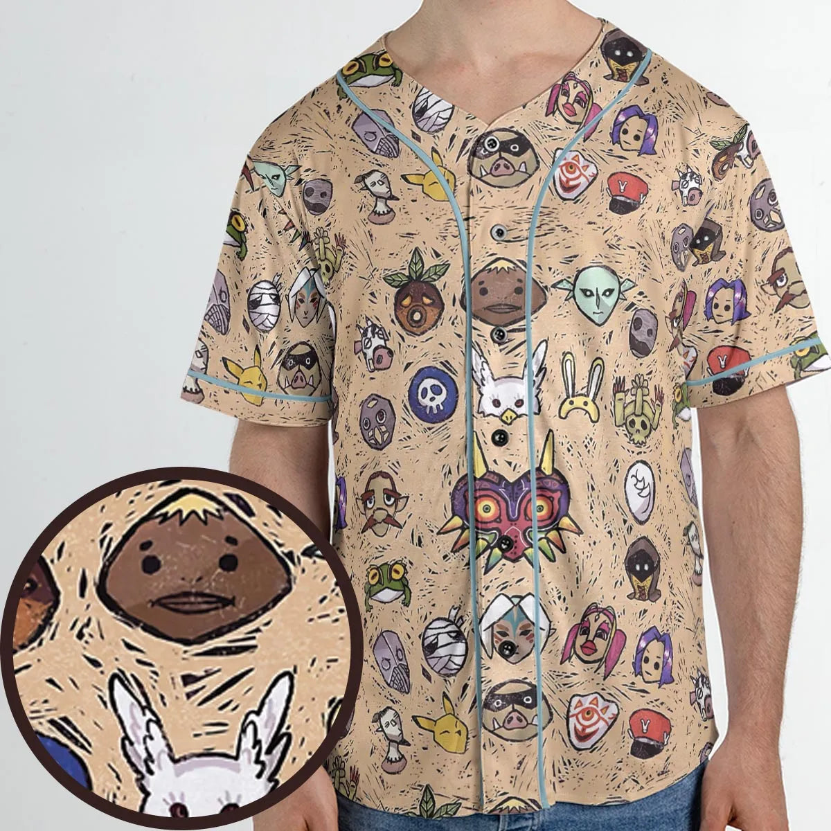 Zelda Universe The Legend of Zelda Unisex Baseball Jersey