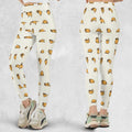 Pug Hot Yoga Pattern Legging