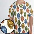 Water Grass Electric Fire I Choose Pattern Unisex Baseball Jersey