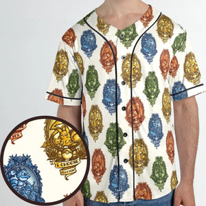 Water Grass Electric Fire I Choose Pattern Unisex Baseball Jersey