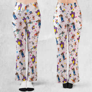 Cheezer Weezer Chuck E Cheese Flare Leggings