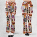 Dr. Mrs. The Monarch The Venture Bros. Magazine Poses Flare Leggings