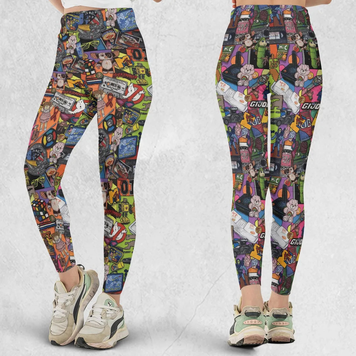 The 1980's. The Decade Of Greed Legging
