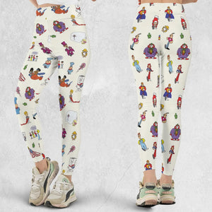 Schoolhouse Rock Characters Legging