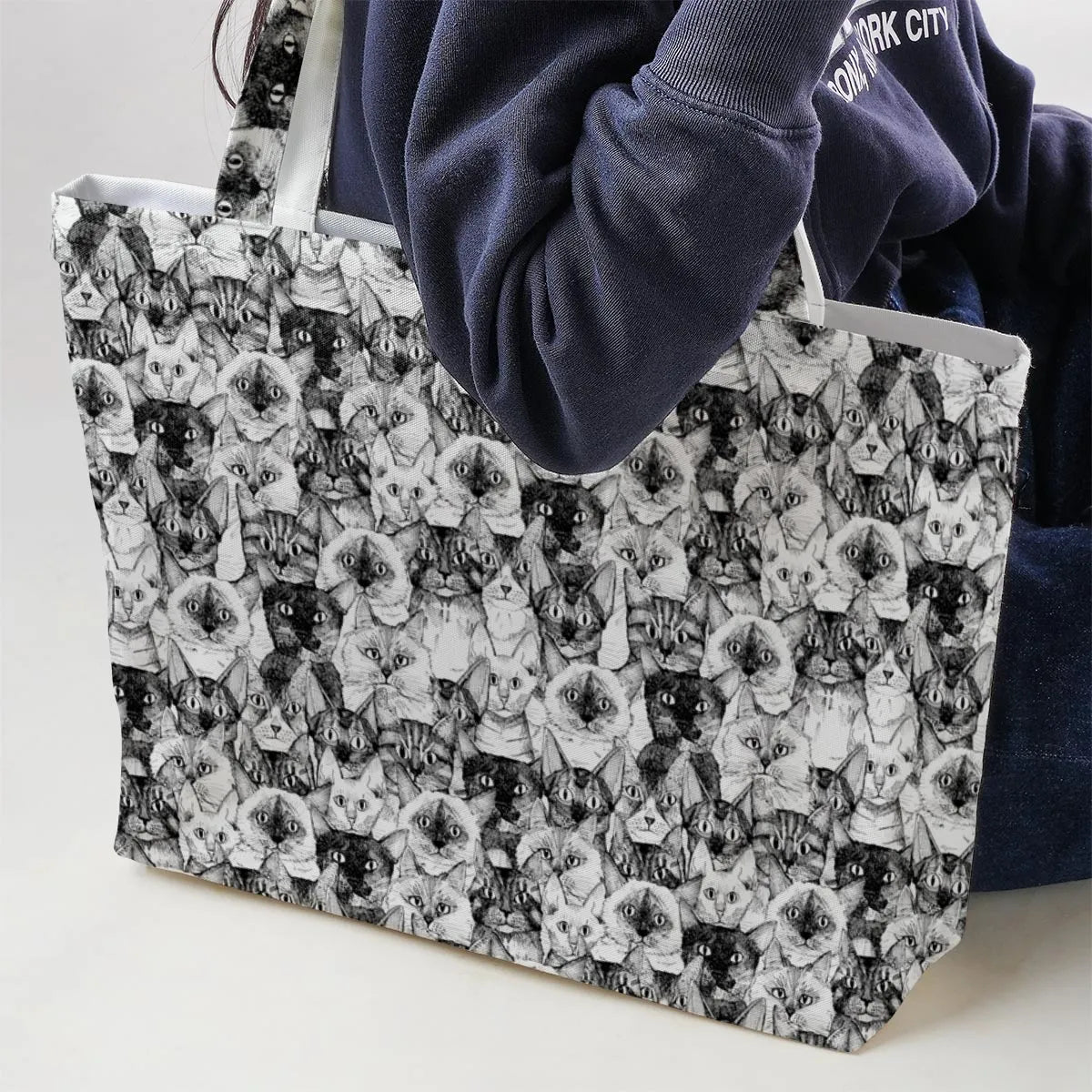 Just Cats Large Tote Bag