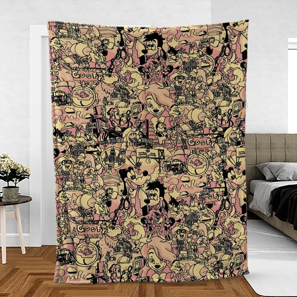 Goofy Movie Collage Fleece Blanket