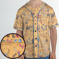 Link's Journey Tapestry The Legend Of Zelda Unisex Baseball Jersey