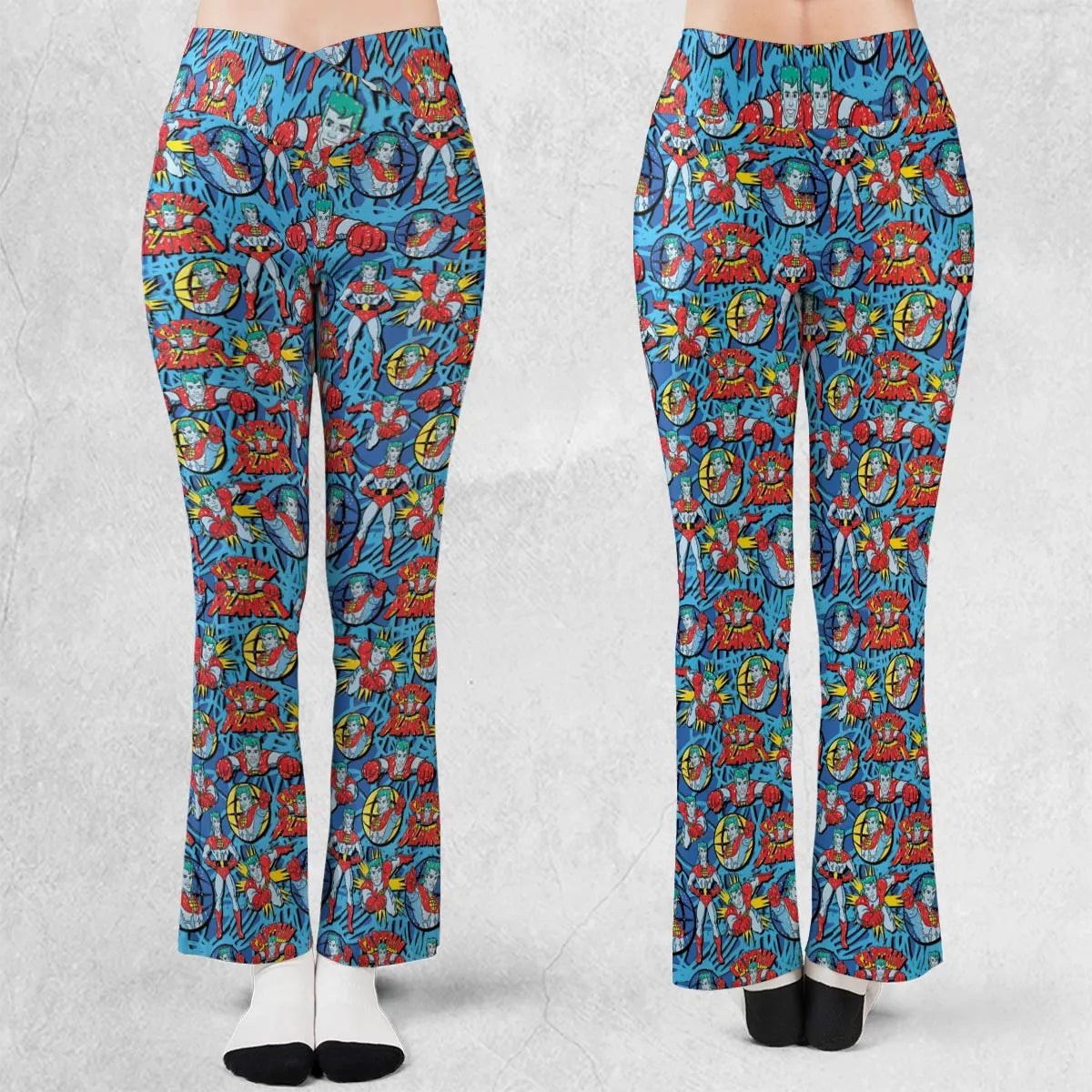 Hero of the Environment Captain Planet and the Planeteers Flare Leggings