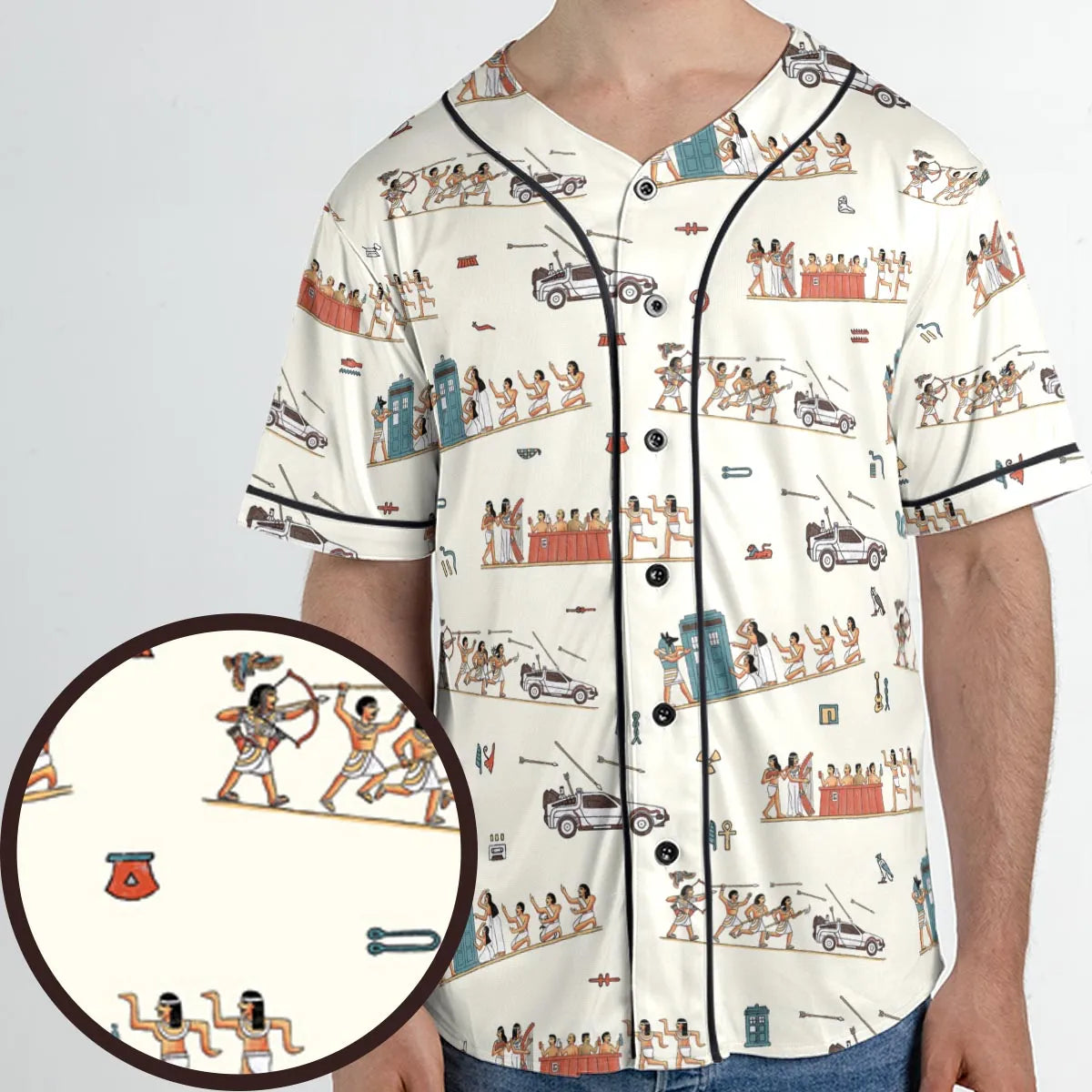 Lost In Egypt Unisex Baseball Jersey