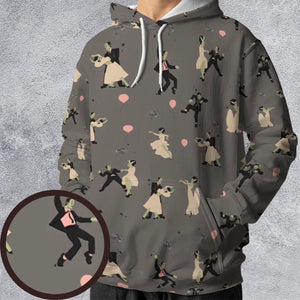 Dirty Dancing Frankenstein and Bride of Frankenstein All-over Print Hoodie