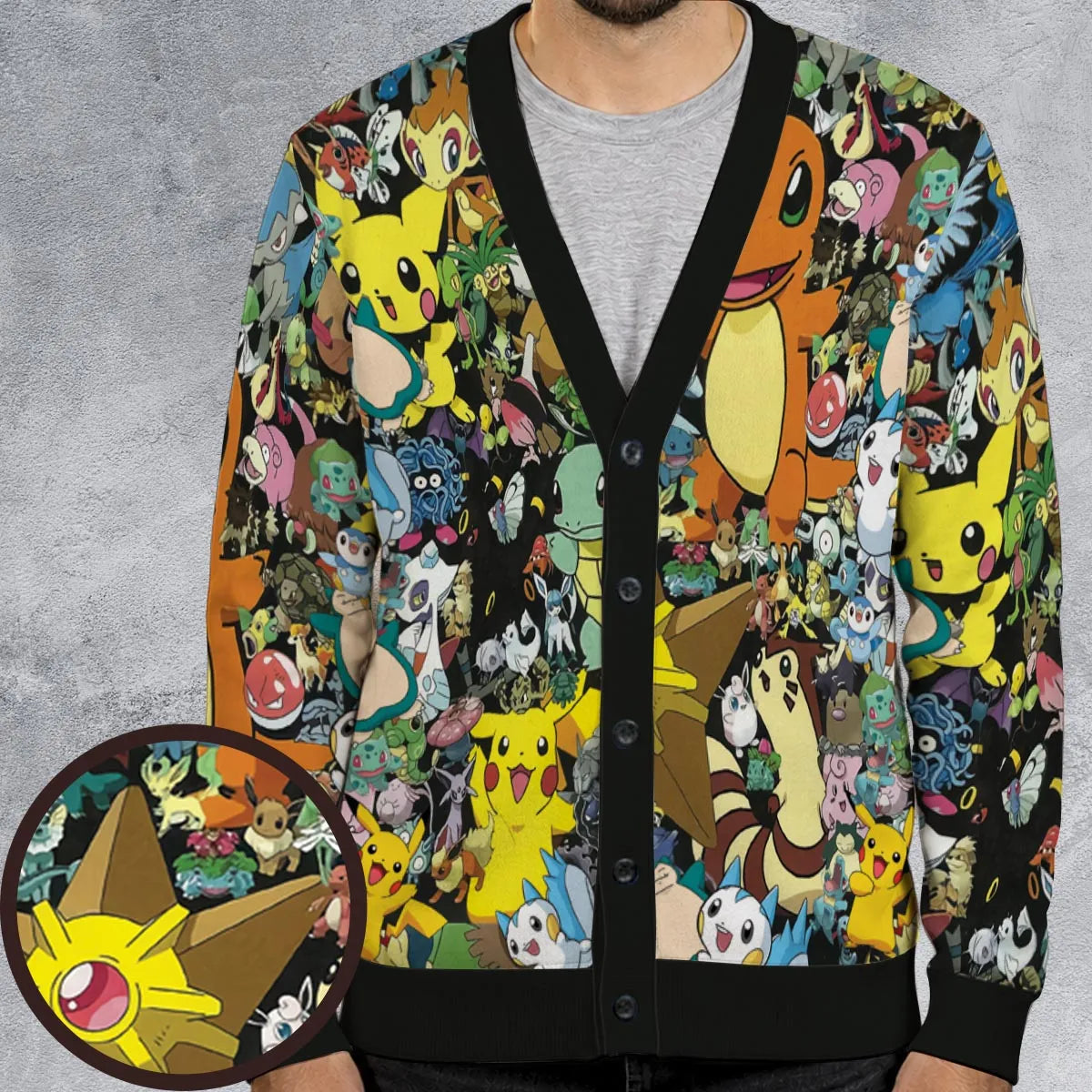 Gotta Catch 'em all Pokemon Cardigan
