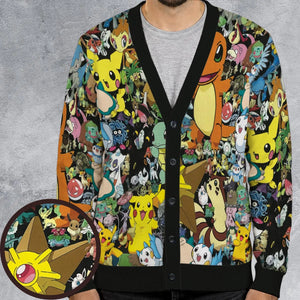 Gotta Catch 'em all Pokemon Cardigan