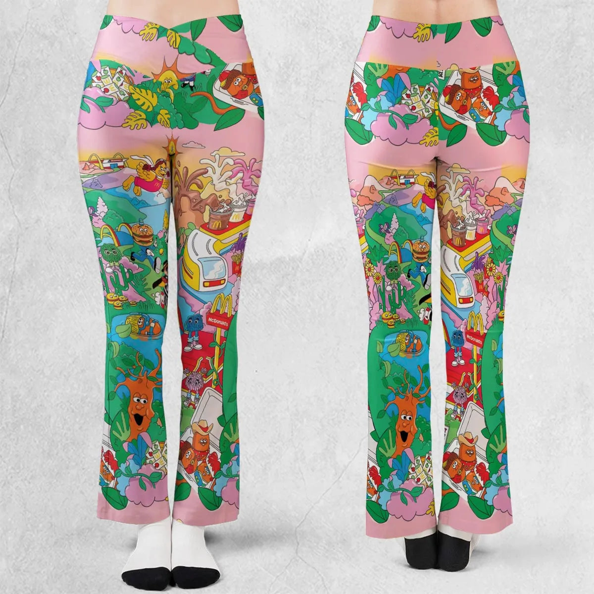 Foodland Mcdonaldland Flare Leggings