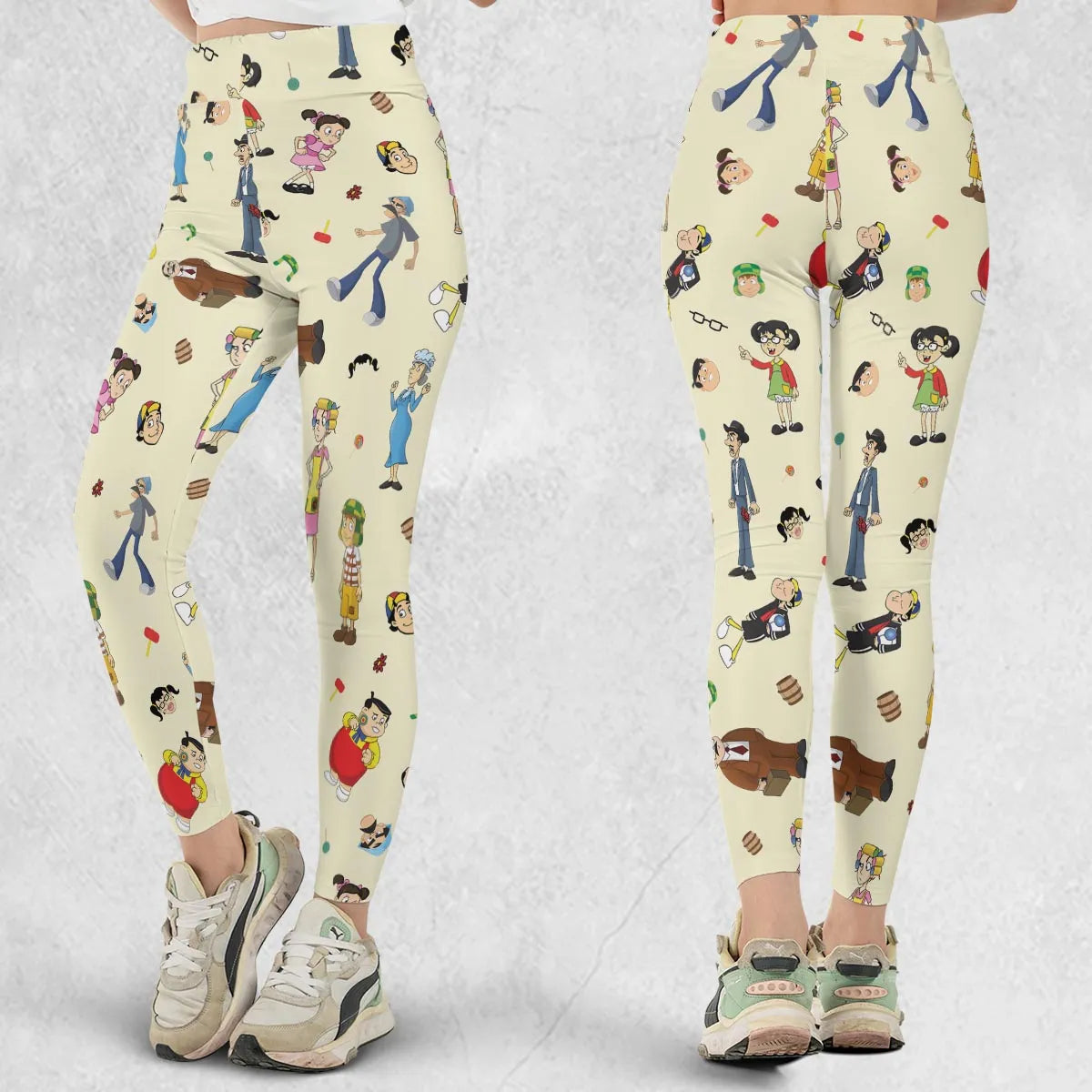 El Chavo Cartoon Characters Legging