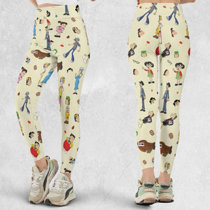 El Chavo Cartoon Characters Legging