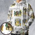 All-over Print Hoodie - HK73DL28 -  - 1