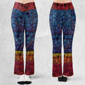 Stained Glass Cthulhu H.P Lovecraft Flare Leggings