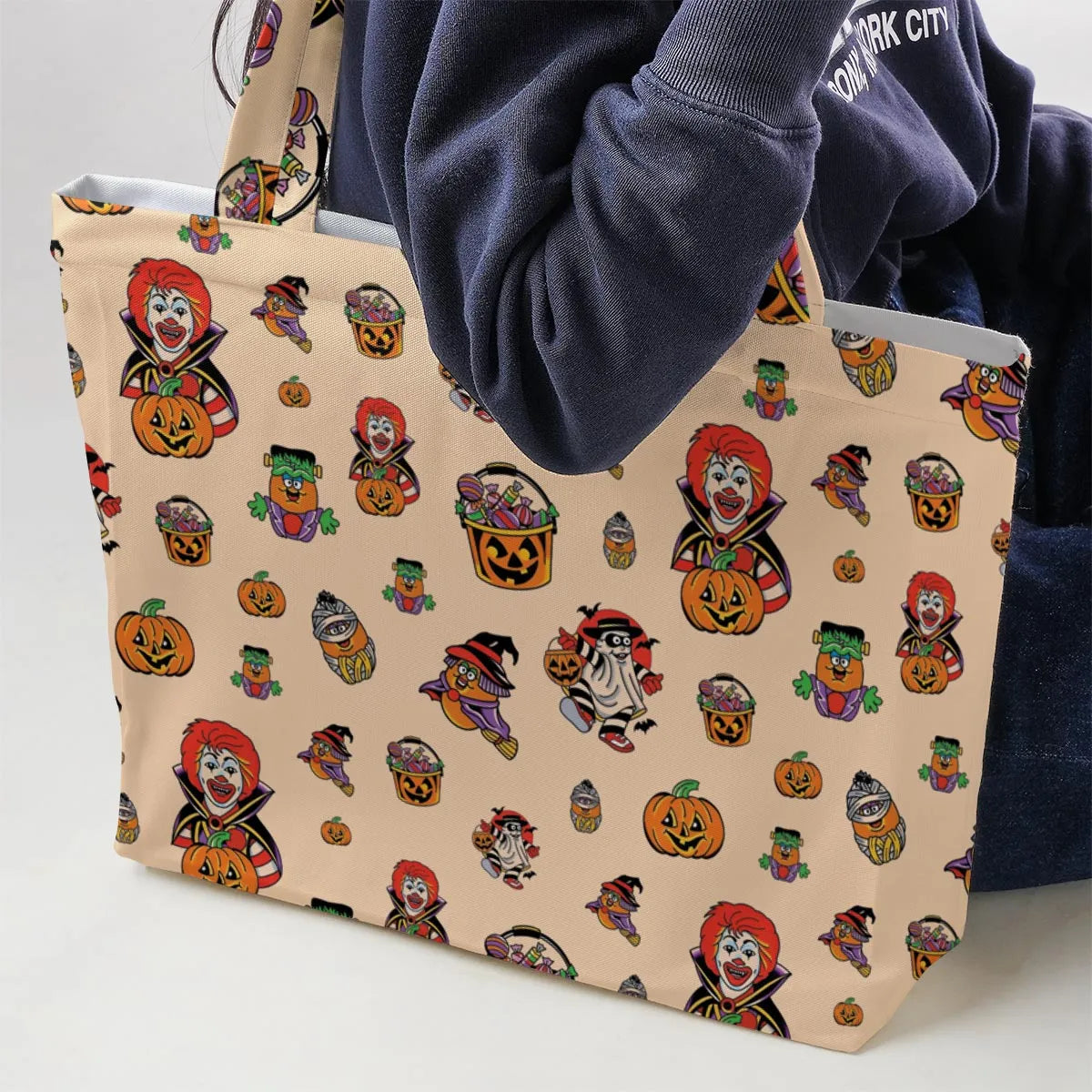 McDonaldland Halloween Large Tote Bag