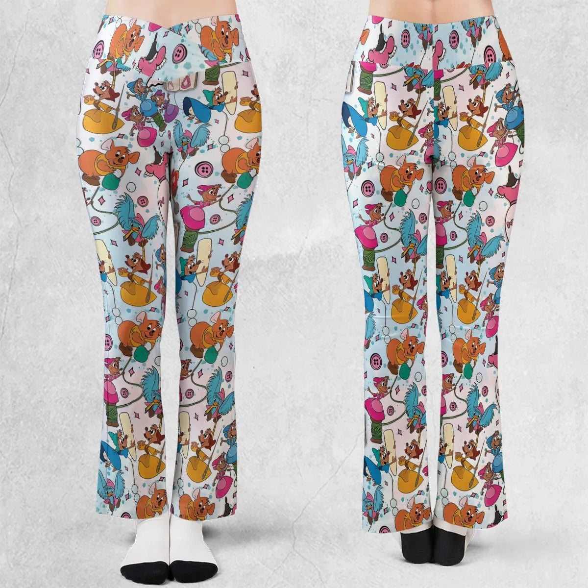 Jaq, Gus, & Sewing Friends Flare Leggings
