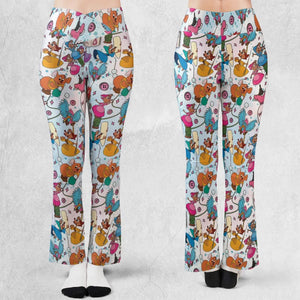 Jaq, Gus, & Sewing Friends Flare Leggings