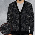 Black Raven Pattern Cardigan