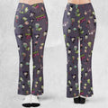 Invader Zim Pattern Flare Leggings