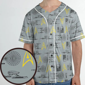 S.T Shipyard Star Trek Unisex Baseball Jersey