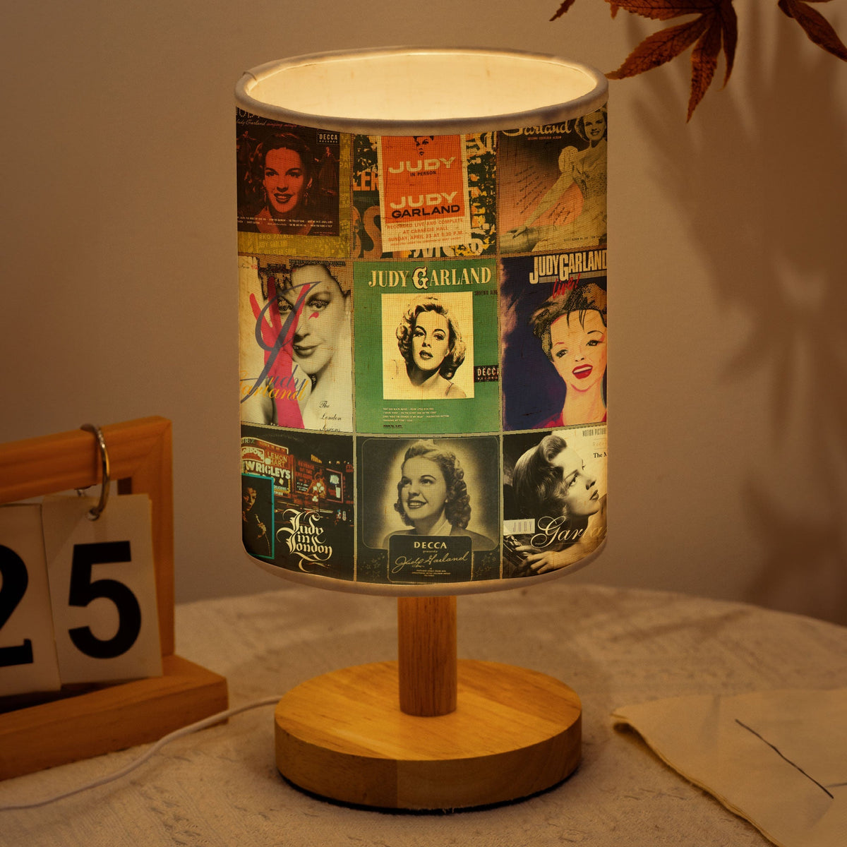 Judy Garland Fabric Lamp Vintage Glamour in Every Glow