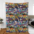 Cartoon Craze Fleece Blanket