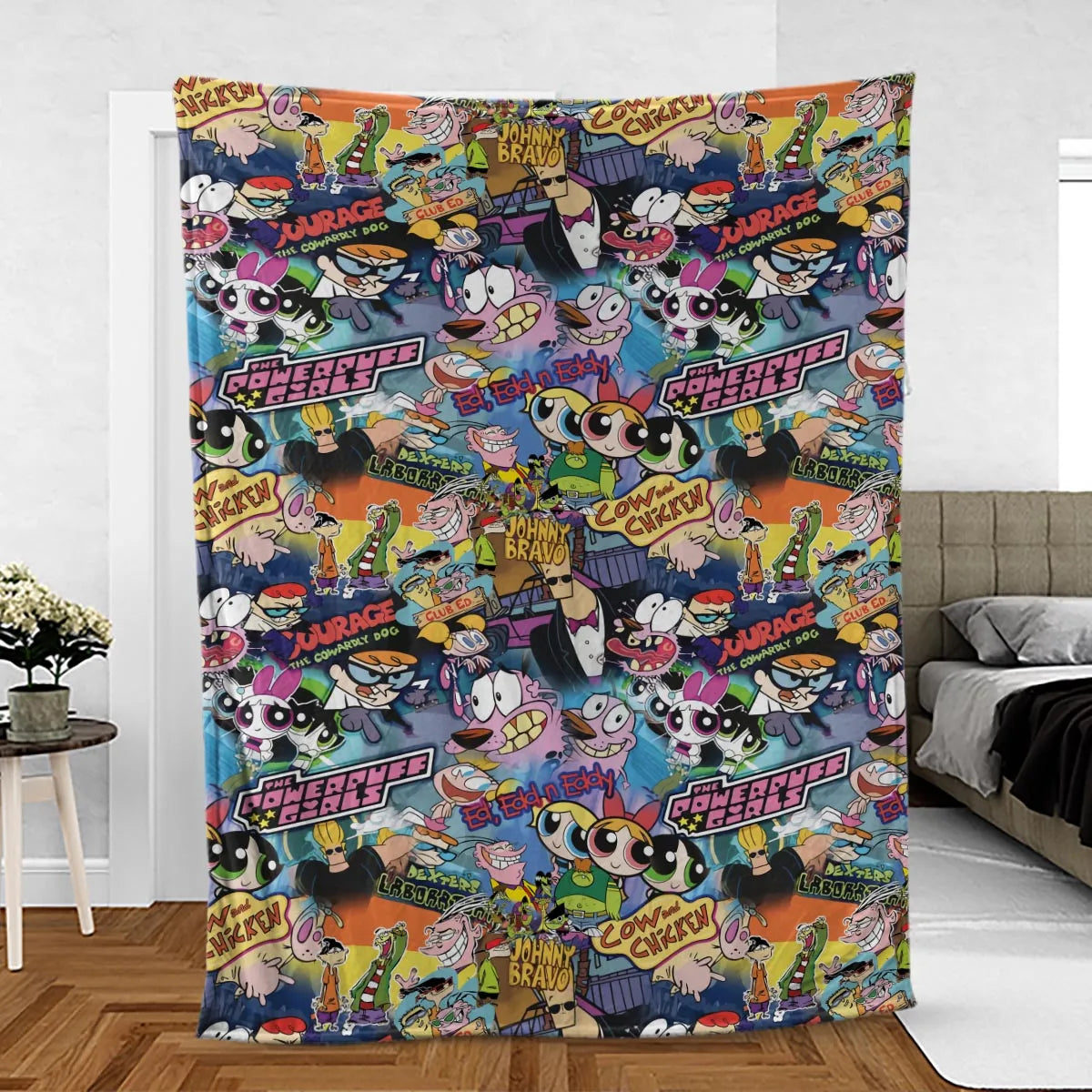 Cartoon Craze Fleece Blanket