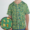 Terror Attack Cute Horror Characters Halloween Unisex Baseball Jersey
