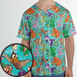 Squad Goals The Land Before Time Unisex Baseball Jersey