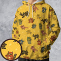Morphin Time Trash Panda All-over Print Hoodie
