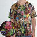 Frightfully Funny Ghostbusters Groovie Goolies Unisex Baseball Jersey