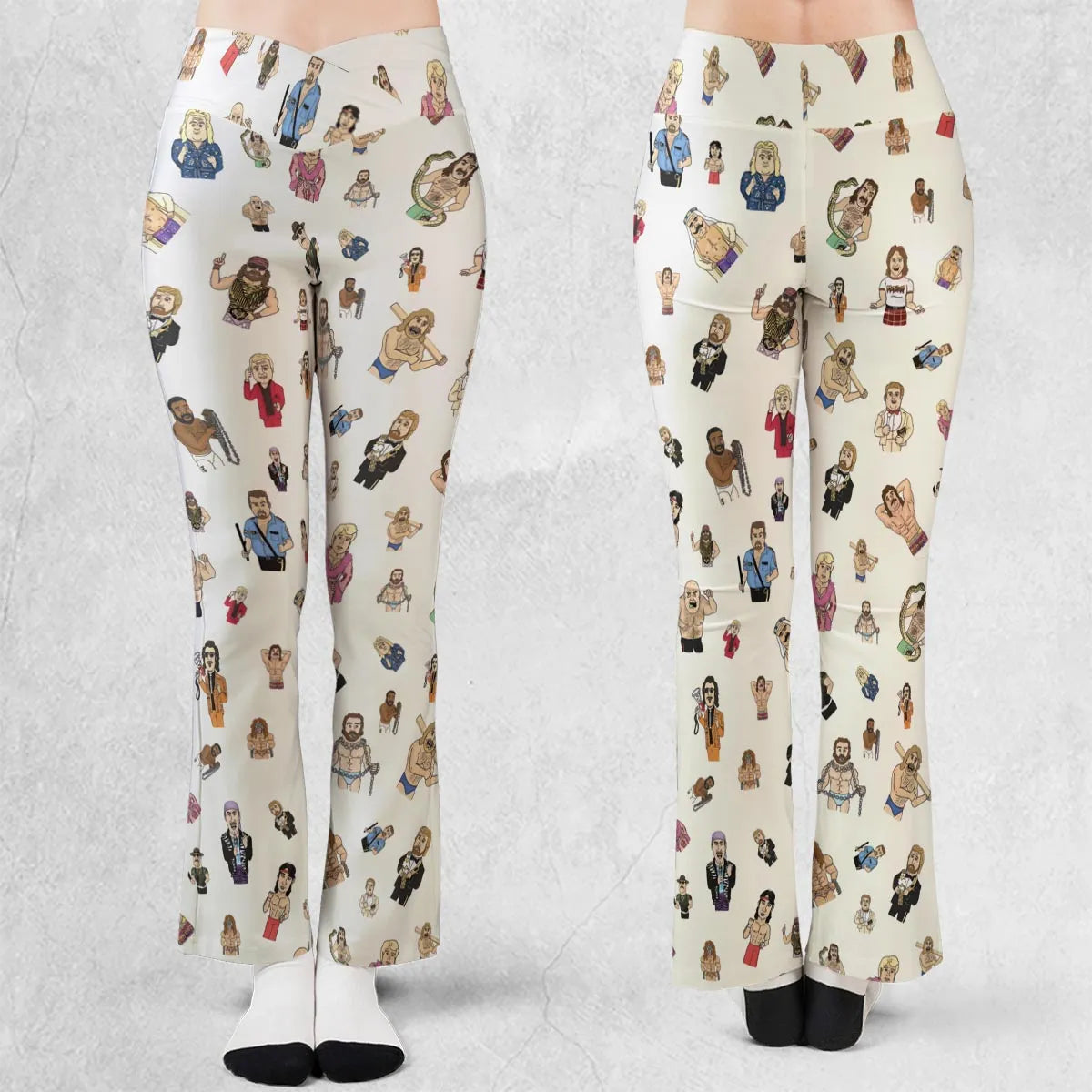 Old School Pro Wrestling Flare Leggings