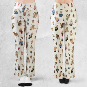 Old School Pro Wrestling Flare Leggings