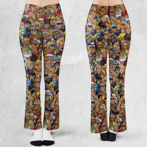 Classic Wrestlers Flare Leggings