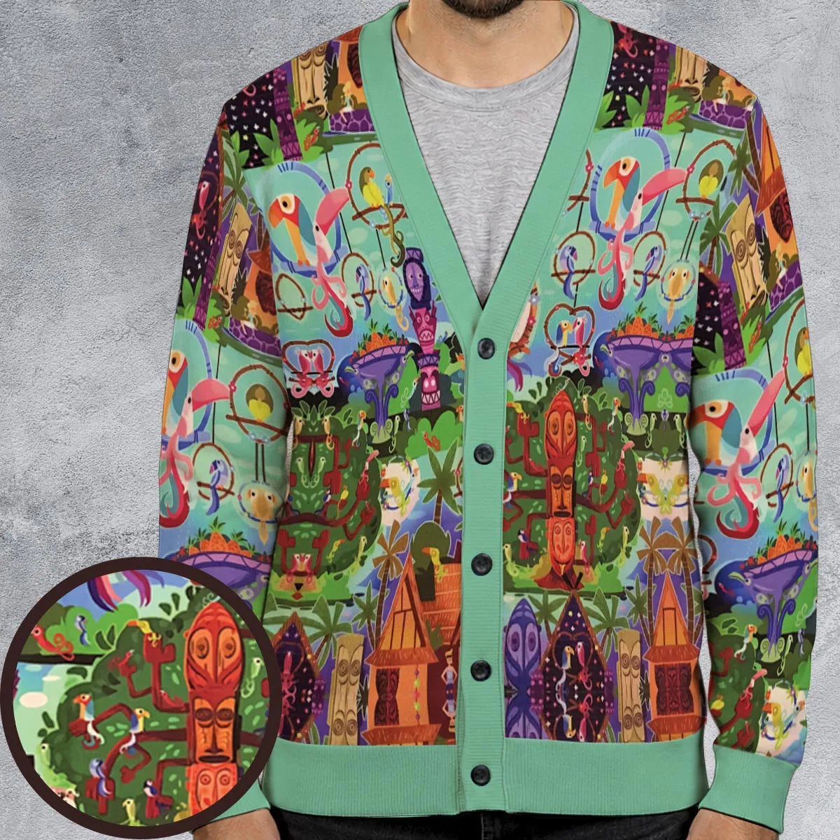 Enchanted Tiki Cardigan