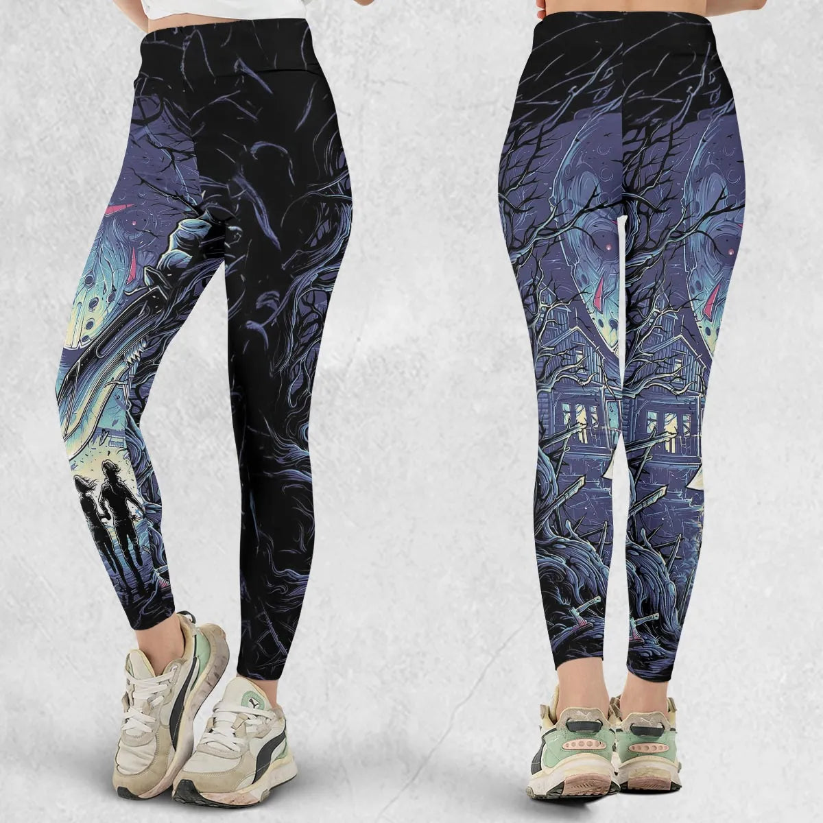 Camp Crystal Chic Friday the 13th Legging